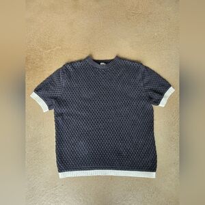 Chic Black Textured Women's Sweater